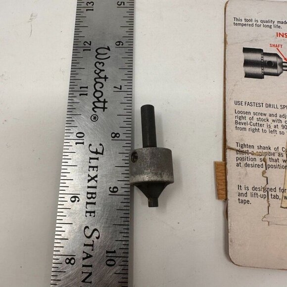 Vintage Arco Adjustable Bevel-Cutter No.10 Cuts 45° Bevels 1/32"-5/16" Wide USA - Picture 6 of 6